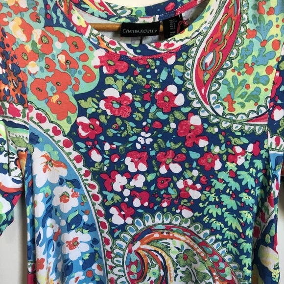 CYNTHIA Rowley Dress Floral Small - Picture 8 of 8